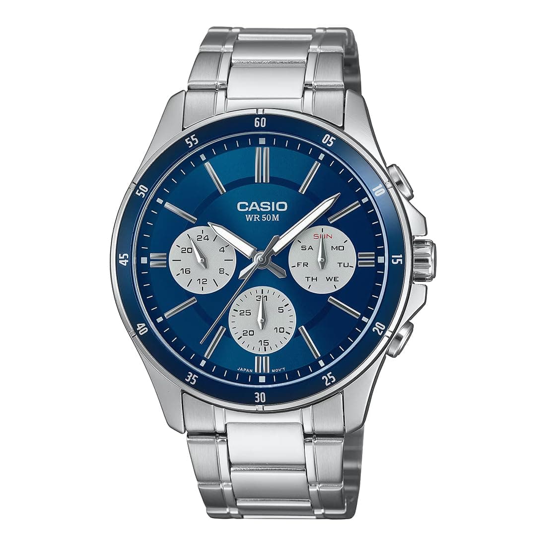 Casio Men MTP-1374D-2A3VDF Analog Blue Dial Men (A2346)