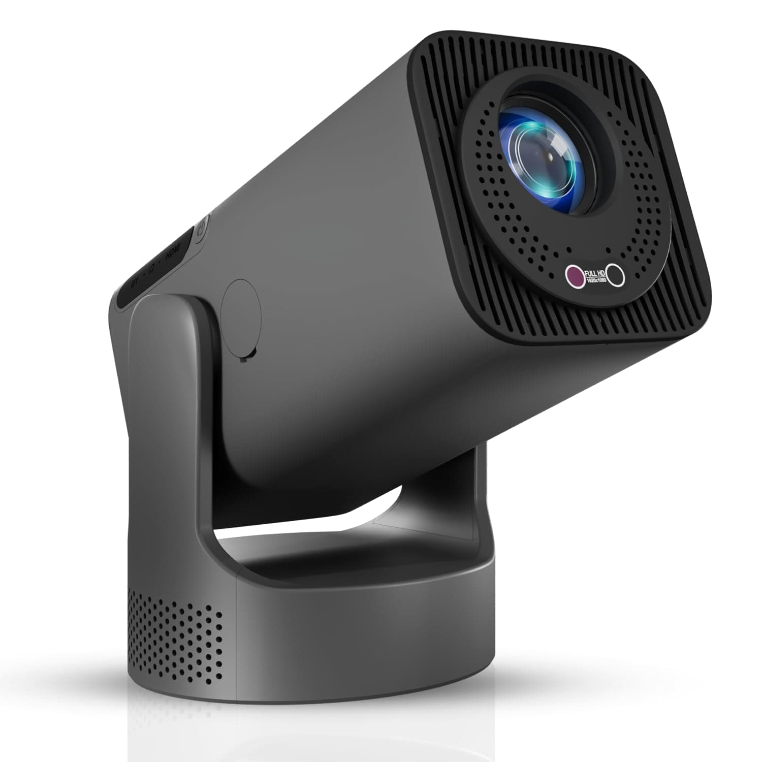WZATCO Yuva Go Max, Android 13, Fully Automatic, Projector 4k Ultra HD, Native 1080P, Live TV, ARC, WiFi 6 & BT, Screen Mirroring, 11000 Lumens, Portable Room Cinema, Grey