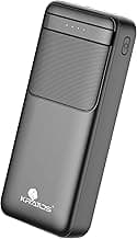 Kratos Legend Champ Power Bank 20000mAh, Fast Charging 22.5W, Triple Output,USB Type C &Dual USB Port, PD Powerbank for iPhone, Android & Other Phones, BIS Certified,1year Warranty, Black