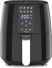 Milton Rapid Digital Air Fryer 4.2L | 1450W | 360° High Speed Air Circulation | Up to 90% Less Oil Usage | 8 Preset Menus | Touch Control Panel & Digital Display | Auto Shut-Off | 1 Year Warranty