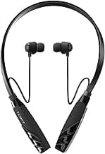 TEMPT Groove Pro Wireless Bluetooth Neckband Earphone, Bluetooth v5.2 with up to 45Hr Playtime, Type-C Fast Charging, ENC, IPX5 Water & Sweat Resistant, IPX5 Water & Sweat Resistance (Black)