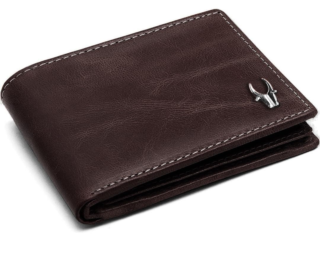 WildHorn Genuine Leather Wallet for Men | Slim Bifold Wallet with RFID Blocking | Multiple Card Slots & Coin Pocket | Premium Leather Mens Wallet