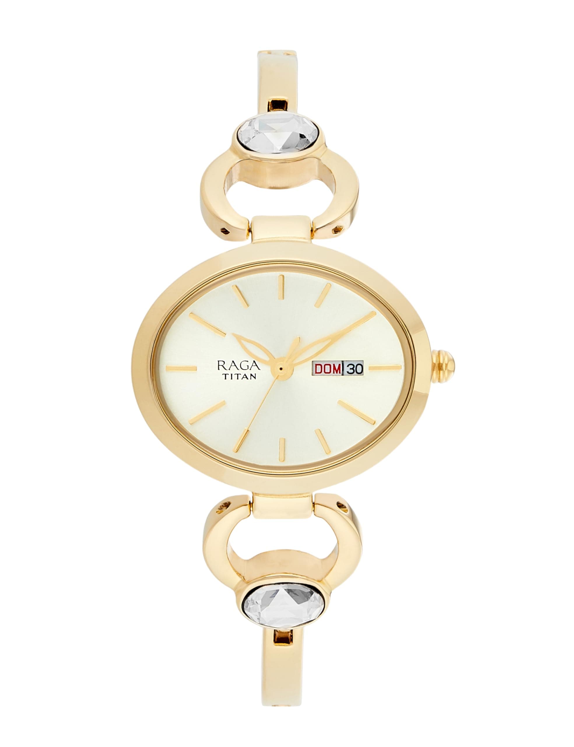 Titan Viva Analog Champagne Dial Women's Watch-NM2621YM01 / NL2621YM01/NP2621YM01