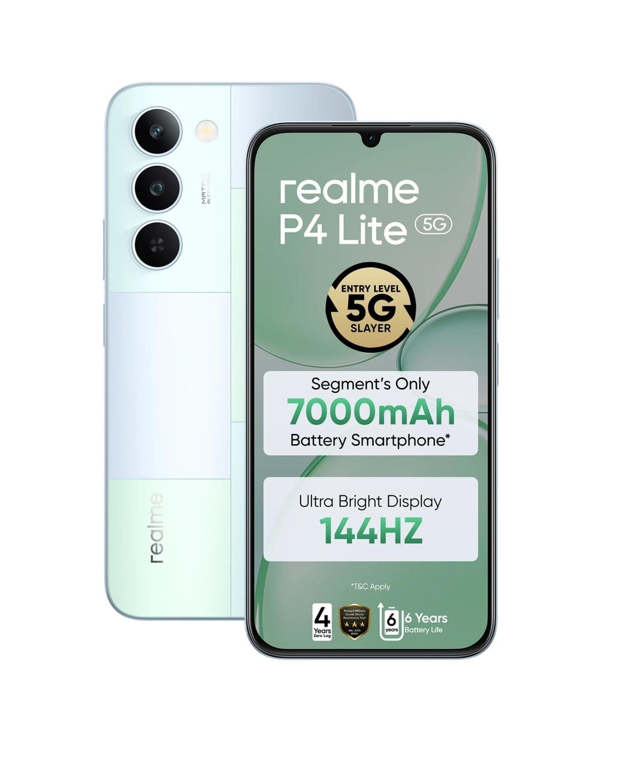realme P4 Lite 5G (Mosaic Green 128 GB Storage), (4 GB RAM)