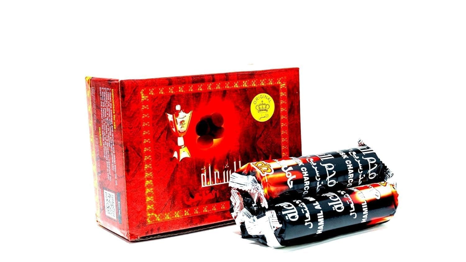 4CoalKings - Coal for Dhoop Burning & Bakhoor - Odourless Charcoal for Dhoop Lasts for More Than 45 Minutes - Charcoal Discs of 33 mm Size - (Pack of 10 Roll (100 DISC))