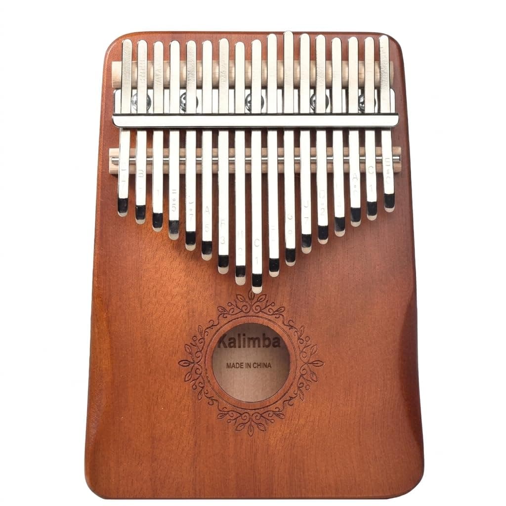 Palap 17-Key Kalimba Thumb Piano with Engraved Notes – Solid Wood Musical Instrument for Beginners & Pros – Dark Brown – Portable, Easy to Play, Great Gift for All Ages