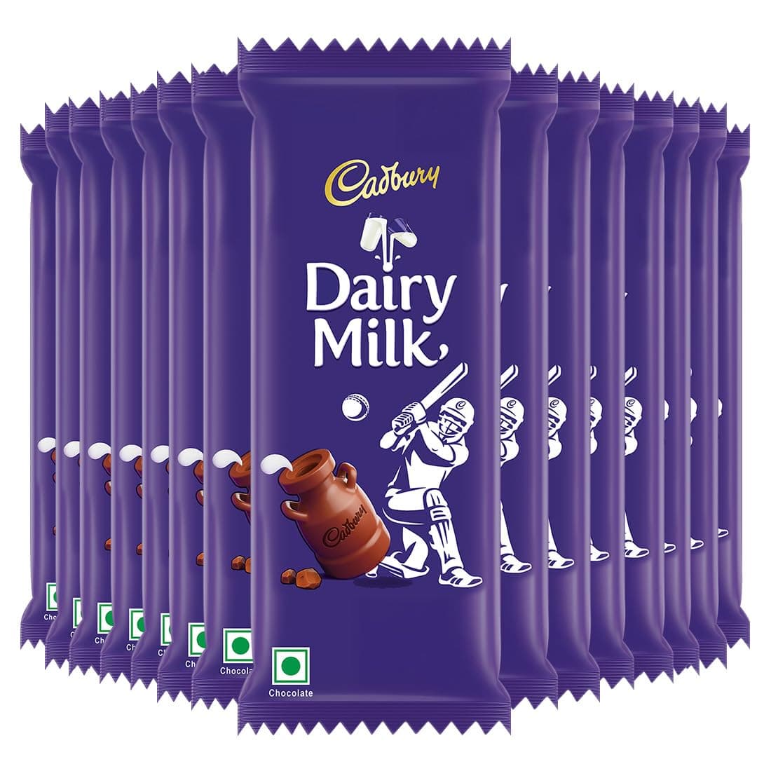 Cadbury Dairy Milk Maha Pack Chocolate Bar, 46 g (Pack of 15)