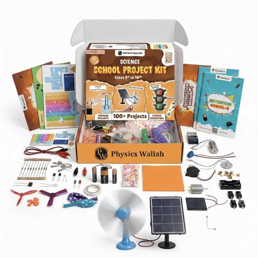 PW Science Kit for Kids 7-14 Years, DIY School Project Kit with Manual