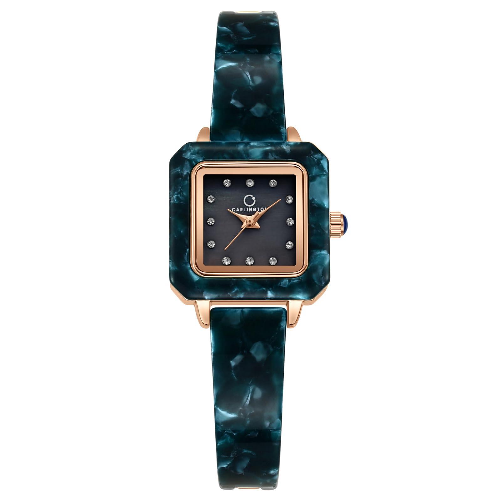 Carlington Diva Series Analog Women Wrist Watches with Stainless Steel Chain Strap Fashion Watches for Ladies - CT_121