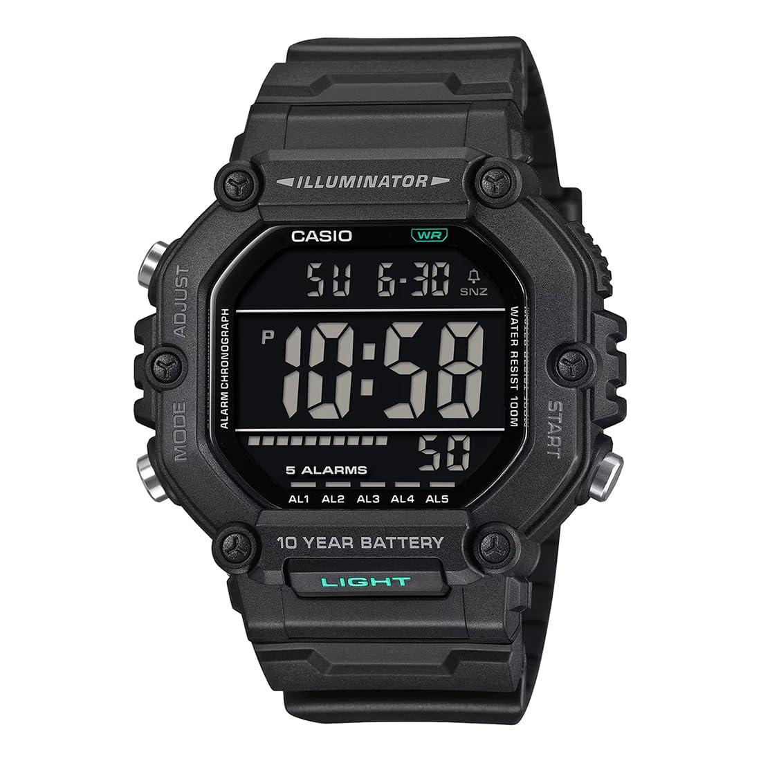 Casio AE-1600HX-1BVDF Digital Black Watch Unisex (D437)