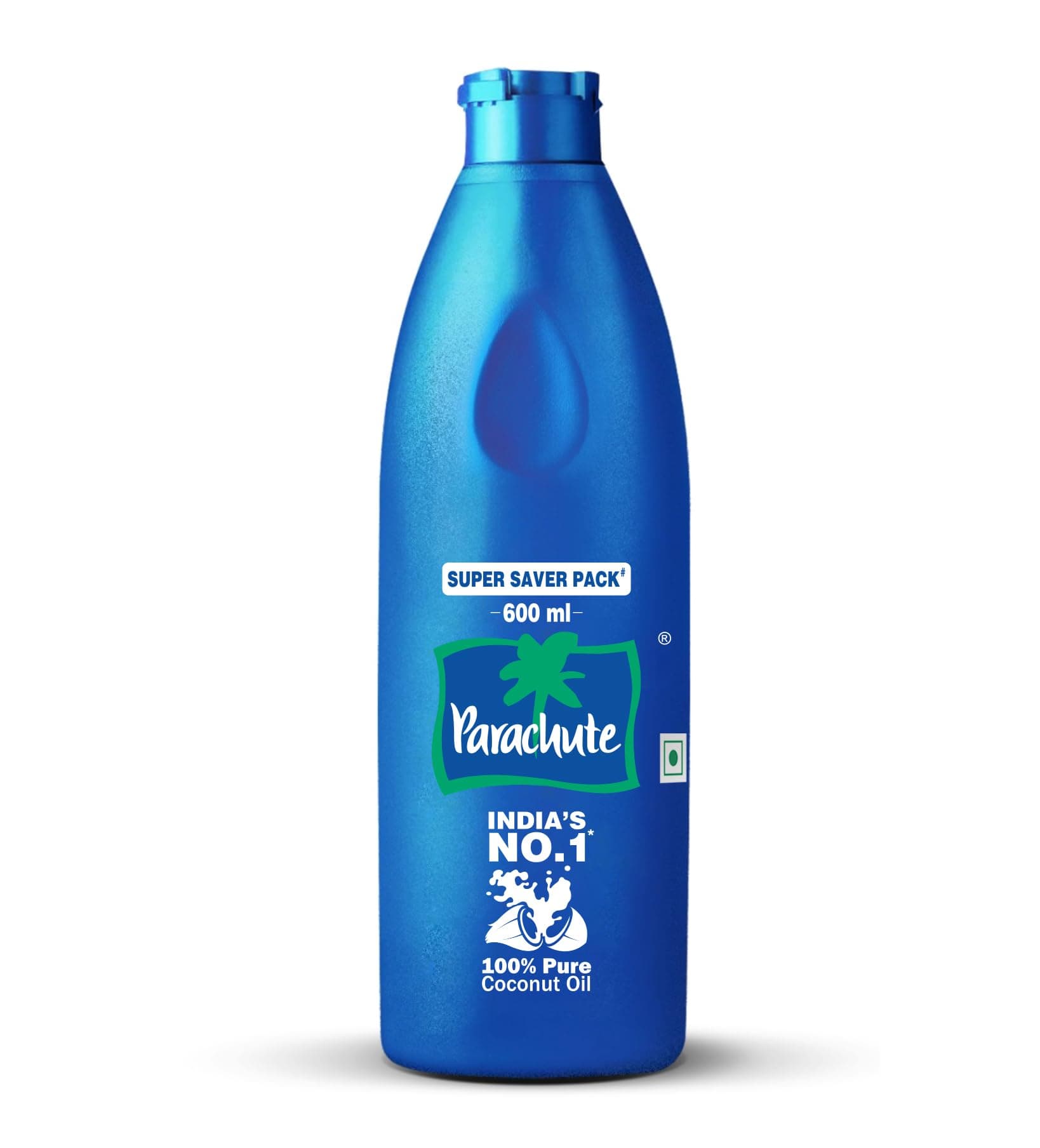 Parachute Coconut Oil Bottle, 600 ml