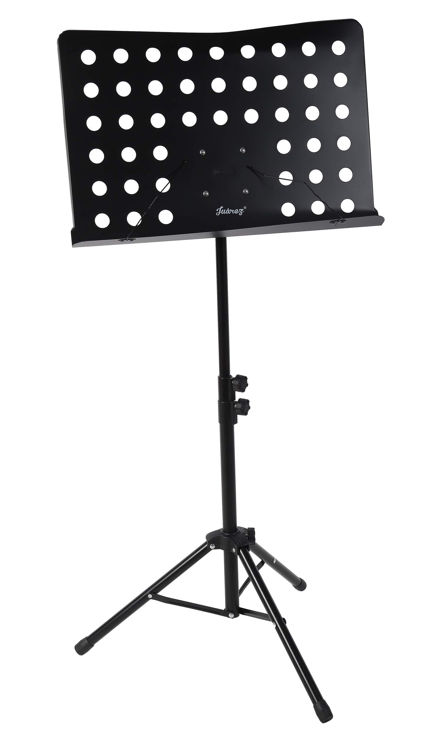 JUAREZ JRZ09NT Orchestral Music / Notation Stand | Heavy-Duty Steel Sheet Music Stand | Height Adjustable Tripod Stand for Orchestra, Keyboard, Guitar, Violin & Vocals