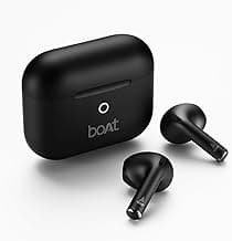 Boat Airdopes Joy v2 w/Up to 35H Battery, Pocketable Design, ASAP™ Charge, 13mm Drivers, Easy Touch Controls, ENx™ Tech, Beast™ Mode, IWP™ & App Support TWS Bluetooth Earbuds with mic (Eclipse Black)