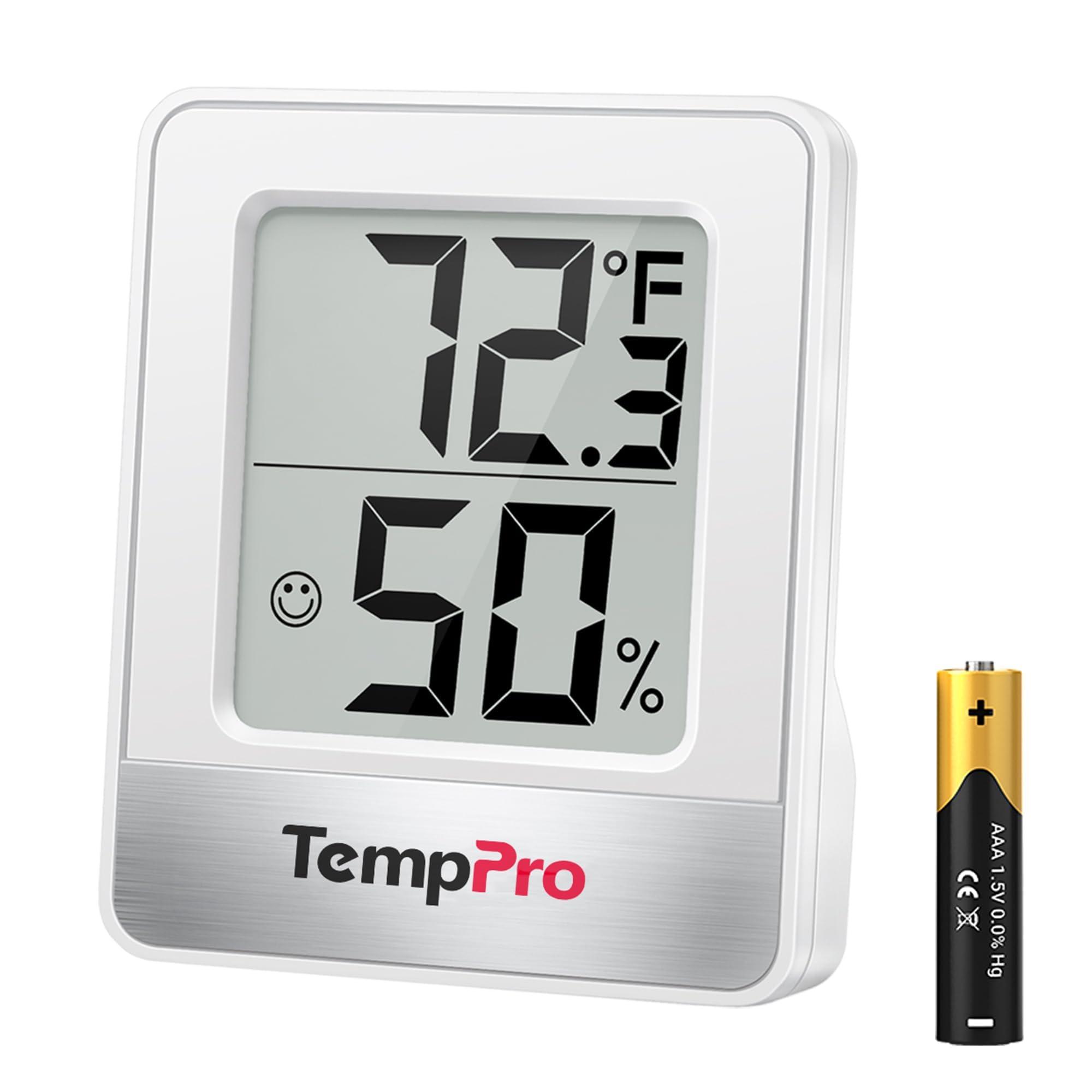 ThermoPro TP49 Digital Hygrometer Indoor Thermometer Humidity Meter Room Thermometer with Temperature and Humidity Monitor Mini Hygrometer Thermometer