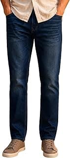 Louis Philippe Men's Smart Fit Stretch Fabric for Comfort Premium Wash Aesthetic Authentic Twill and Durable Jeans