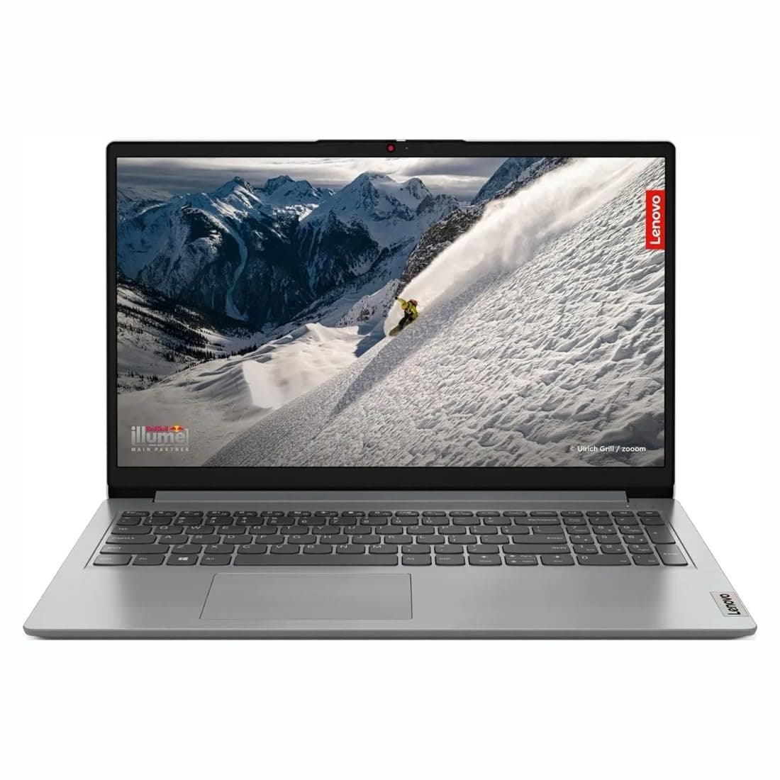 Lenovo IdeaPad 1 15ALC7 AMD Ryzen 5 5500U 15.6" FHD Thin and Light Laptop (8GB/512GB SSD/Integrated AMD Radeon Graphics/Windows 11 Home/Office Home 2024/1Yr ADP Free/Cloud Grey/1.61Kg), 82R4011NIN