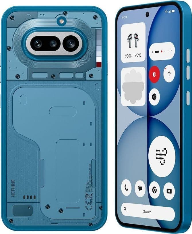 Nothing Phone 4a 5G (Blue, 8GB RAM, 128GB Storage) | Snapdragon 7s Gen 4 | 6.78" 120Hz AMOLED Display | 50MP Triple Camera | 5400mAh Battery | 50W Fast Charging