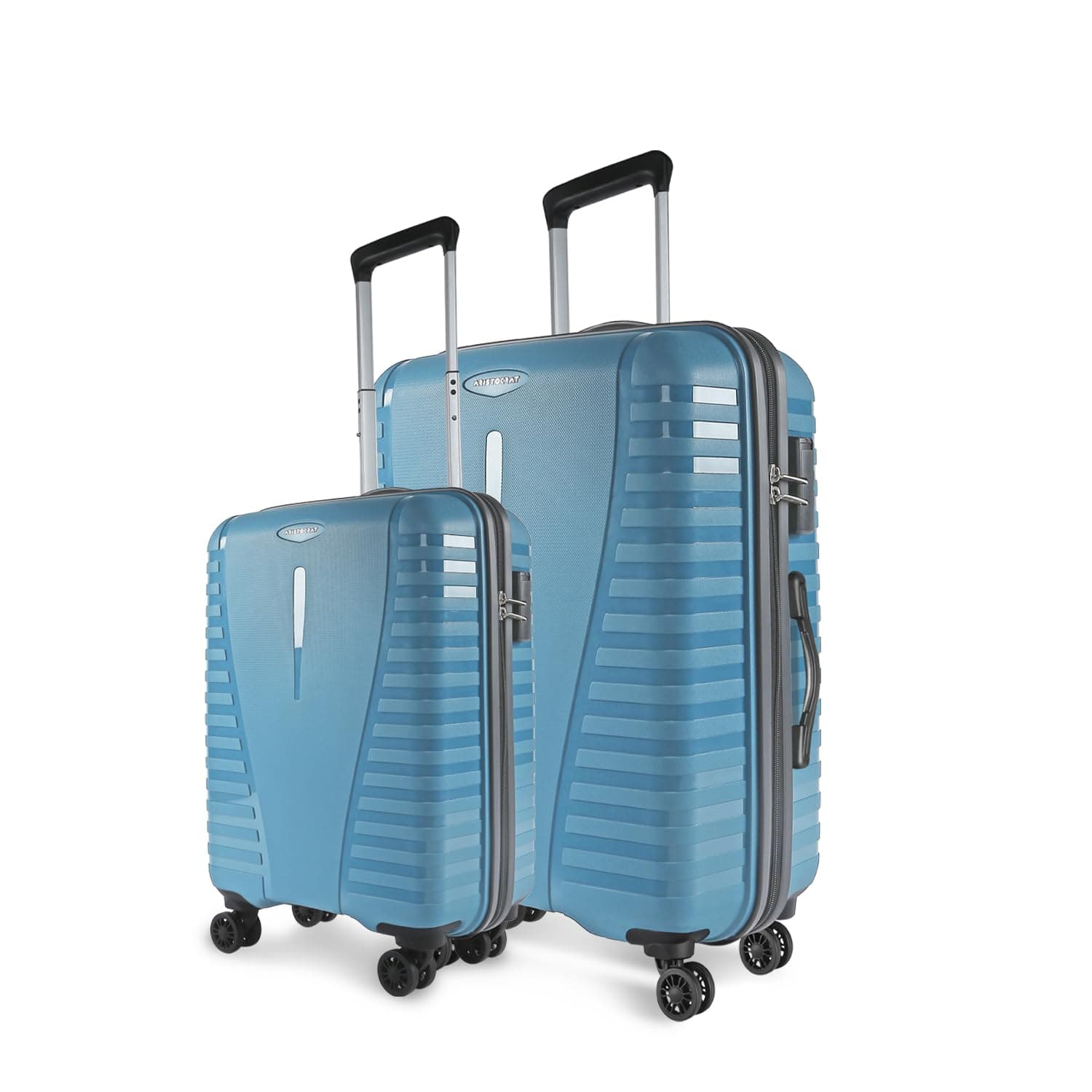 Aristocrat Airpro Set of 2 (Cabin+Large) Trolley Bags, Teal Blue