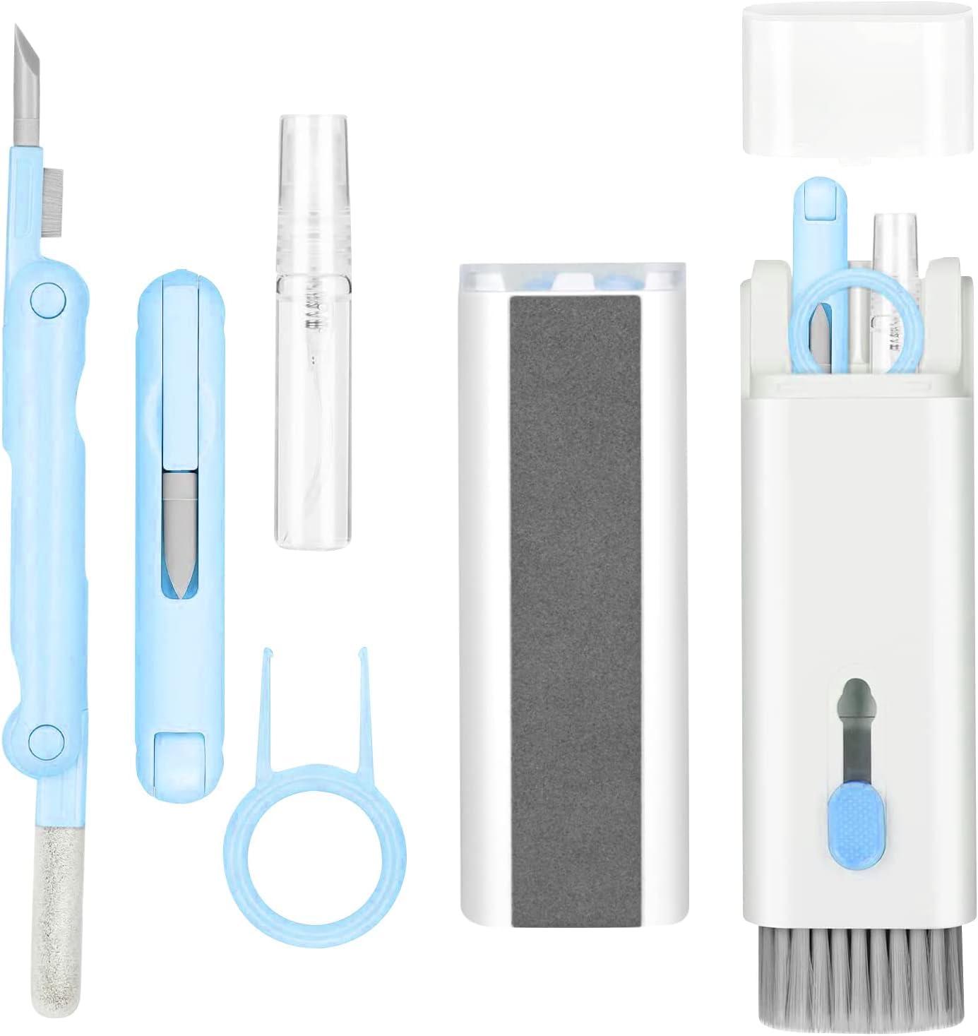 Gadget Deals-7 in 1- Gadget Cleaning kit | Laptop Cleaner Kit | Keyboard Cleaner -(Empty Spray Bottle) with Brush- Electronic Cleaning kit -for AirPods,Laptop Cleaning kit,Earbuds,Camera