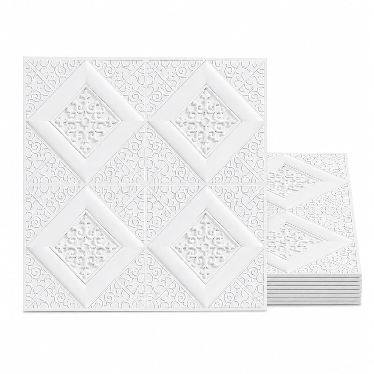 Barebeauty Wall Stickers Wallpaper PE Foam Brick Design DIY Decal (65 x 65 cm) 3D Frames PVC DIY Self Adhesive