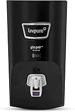 Livpure GLO PRO++ RO+UV+UF | Water Purifier for Home - 7 L Storage | Free Standard Installation | Suitable for Borewell, Tanker, Municipal Water | Black