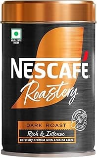 NESCAFE Roastery | Premium Imported Coffee | Dark Roast | Crafted by Master Roasters |Elevate your Coffee Experience | Rich & Intense Taste | 95g Tin (New Launch) Can