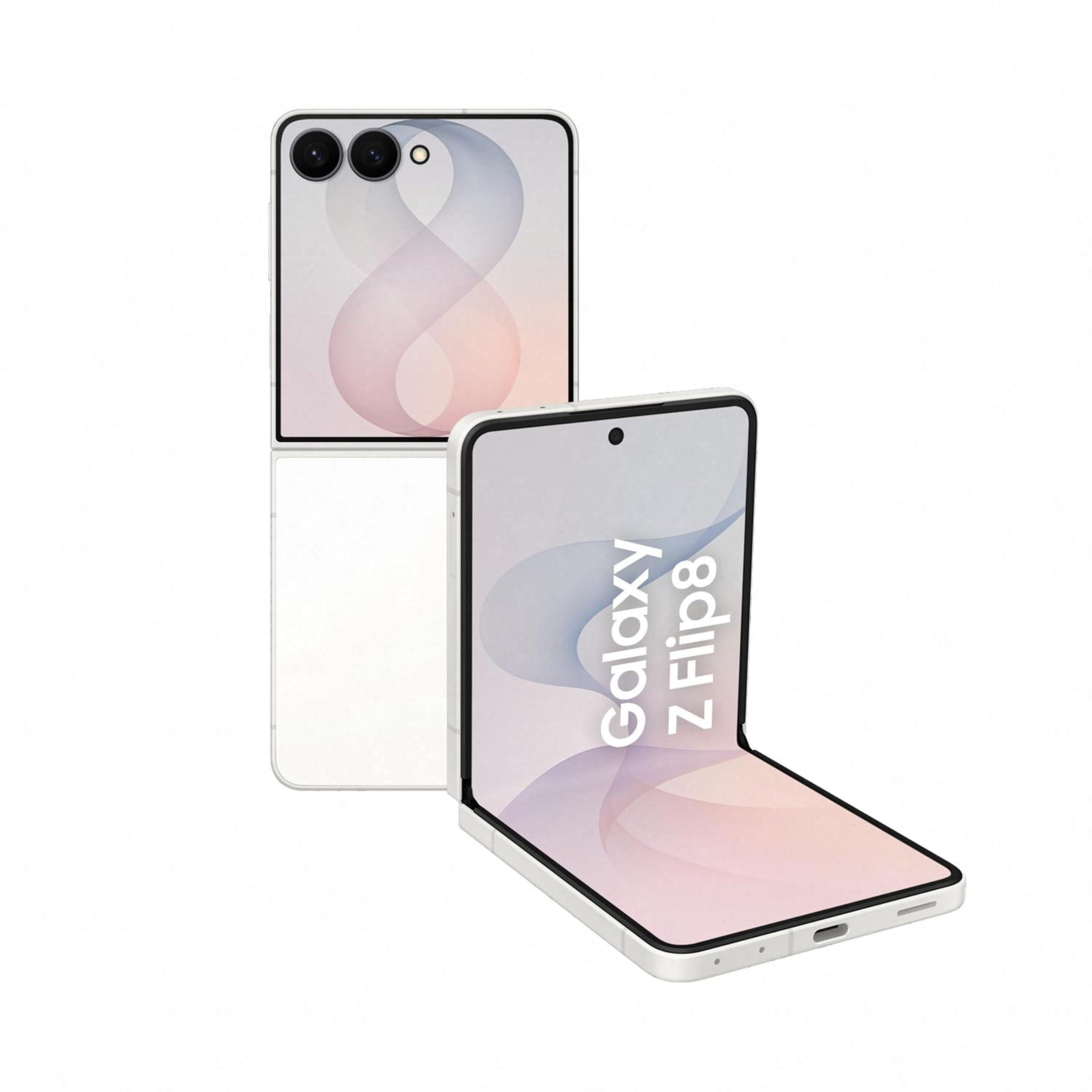 Samsung Galaxy Z Flip8 5G Smartphone with Galaxy AI (Cream, 12GB RAM, 512GB Storage), Hands Free Selfie Camera, Customizable FlexWindow, 4300mAh Battery, Now Brief, Photo Assist