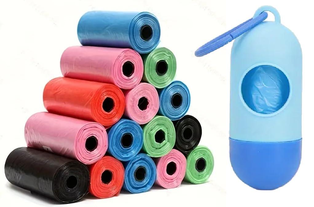 Sendria Disposable Diaper Bags for Baby–120 Bag(8 Rolls)with 1 Dispenser | Scented,Leak-Proof,Biodegradable Nappy Disposal Bags for Baby Diapers,Travel,Wet Clothes,Pet Poop(8 Roll),8 Count,Assorted