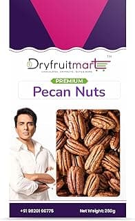 Dryfruit Mart | Premium Pecan Nuts 250g | High in Healthy Fats, Rich in Antioxidants & Fiber, Supports Heart Health & Energy. (250g)