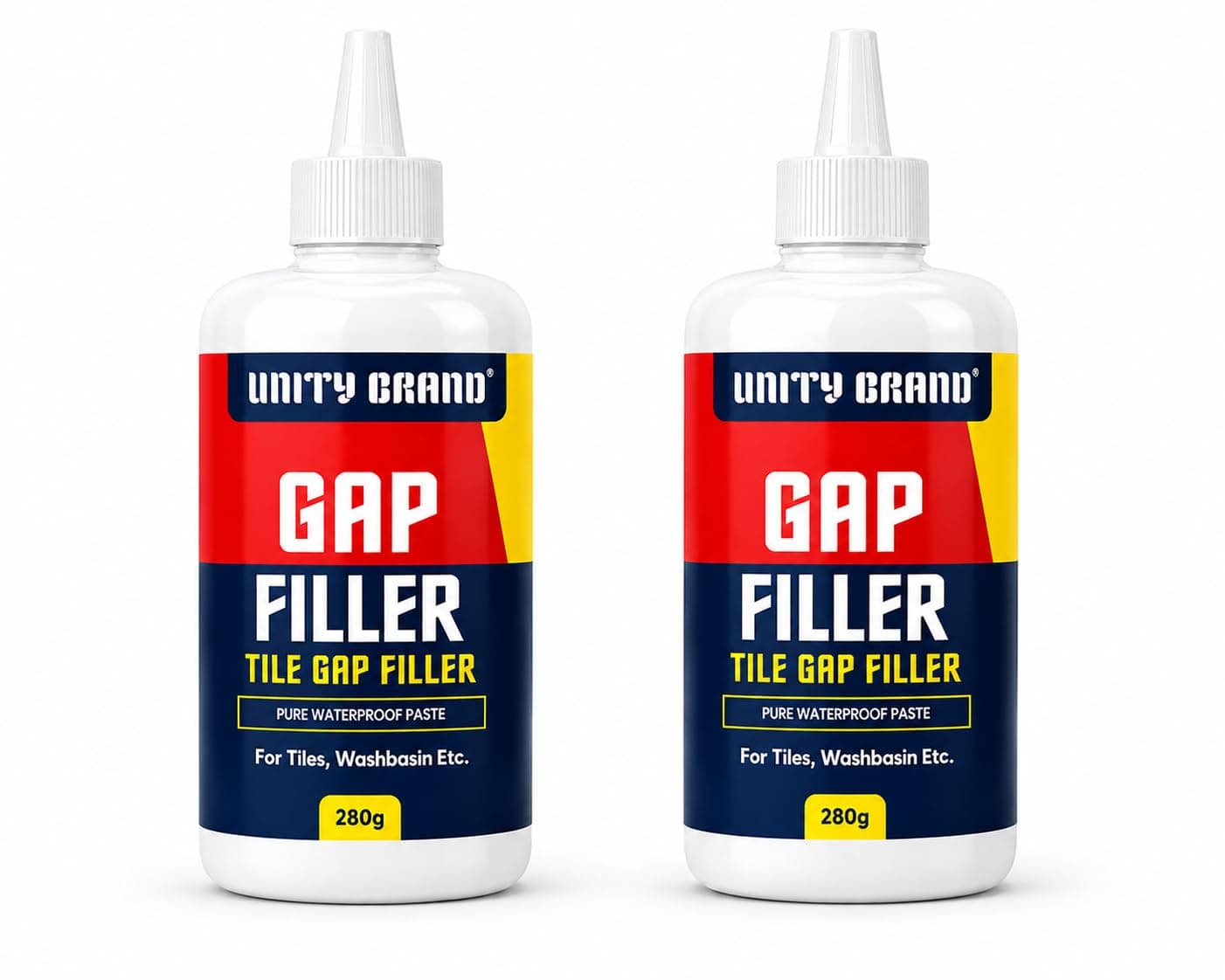 UB Unity Brand Wall Repair Paste Tube Waterproof Crack Filler for Walls & Tiles Gap Filler | White Cement Sealant & Joint Repair Paste | Tile Grout Repair Waterproof for Bathroom & Wall Cracks (560 g)