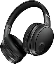 Boat Rockerz Trendz, 40mm Drivers, 50hrs Battery, 60ms Low Latency, ENx Tech, BT v5.4, Foldable Cups, Voice Assistant, Bluetooth Headphones, Wireless Headphone with Mic (Black Sabre)