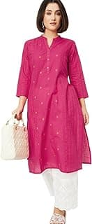 Max Women's Cotton Regular Fit Regular Kurta