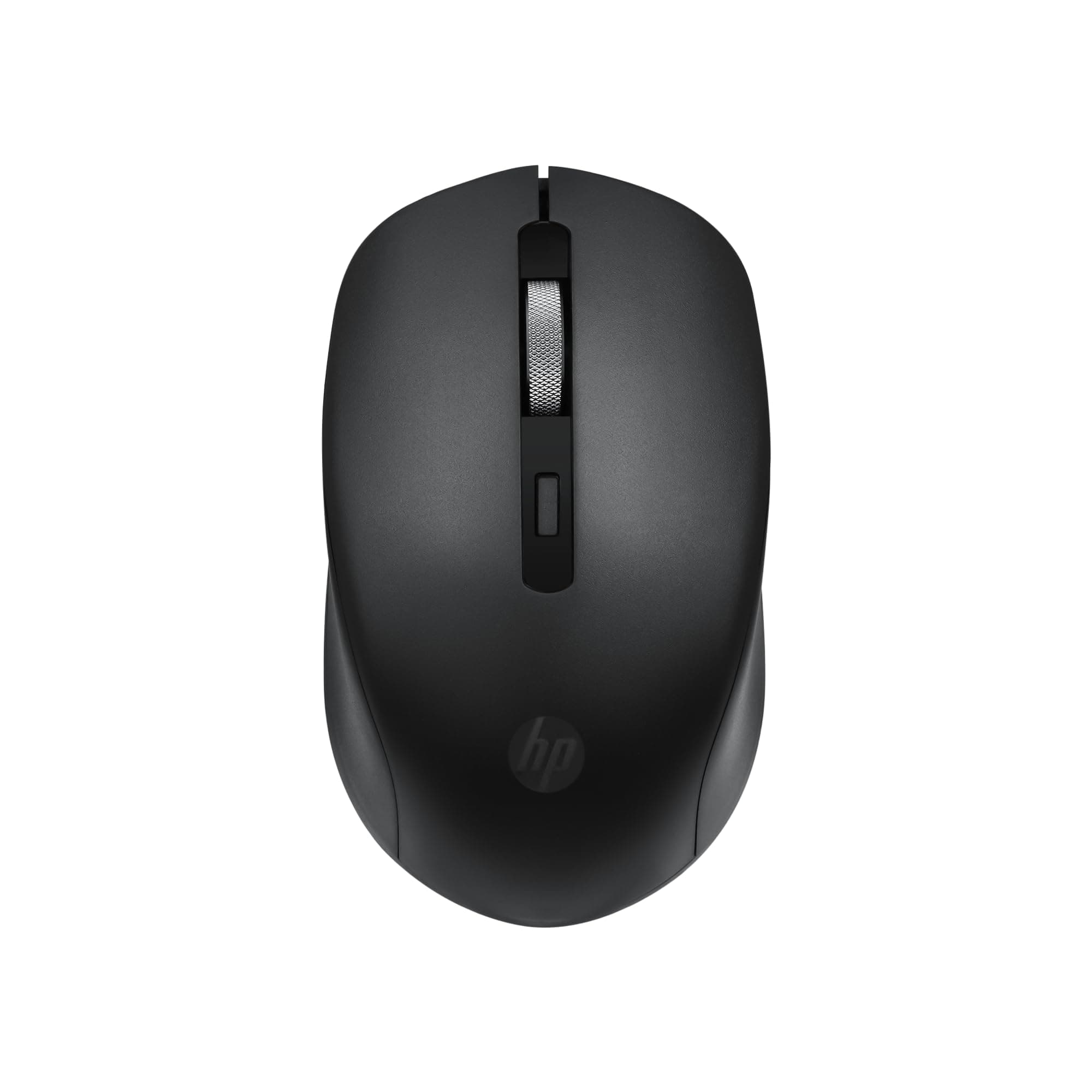 HP S1000 Mouse, 1600 DPI, 2.4Ghz Wireless Connection, Symmetrical Design for Smooth Scrolls, Black (7YA12PA)