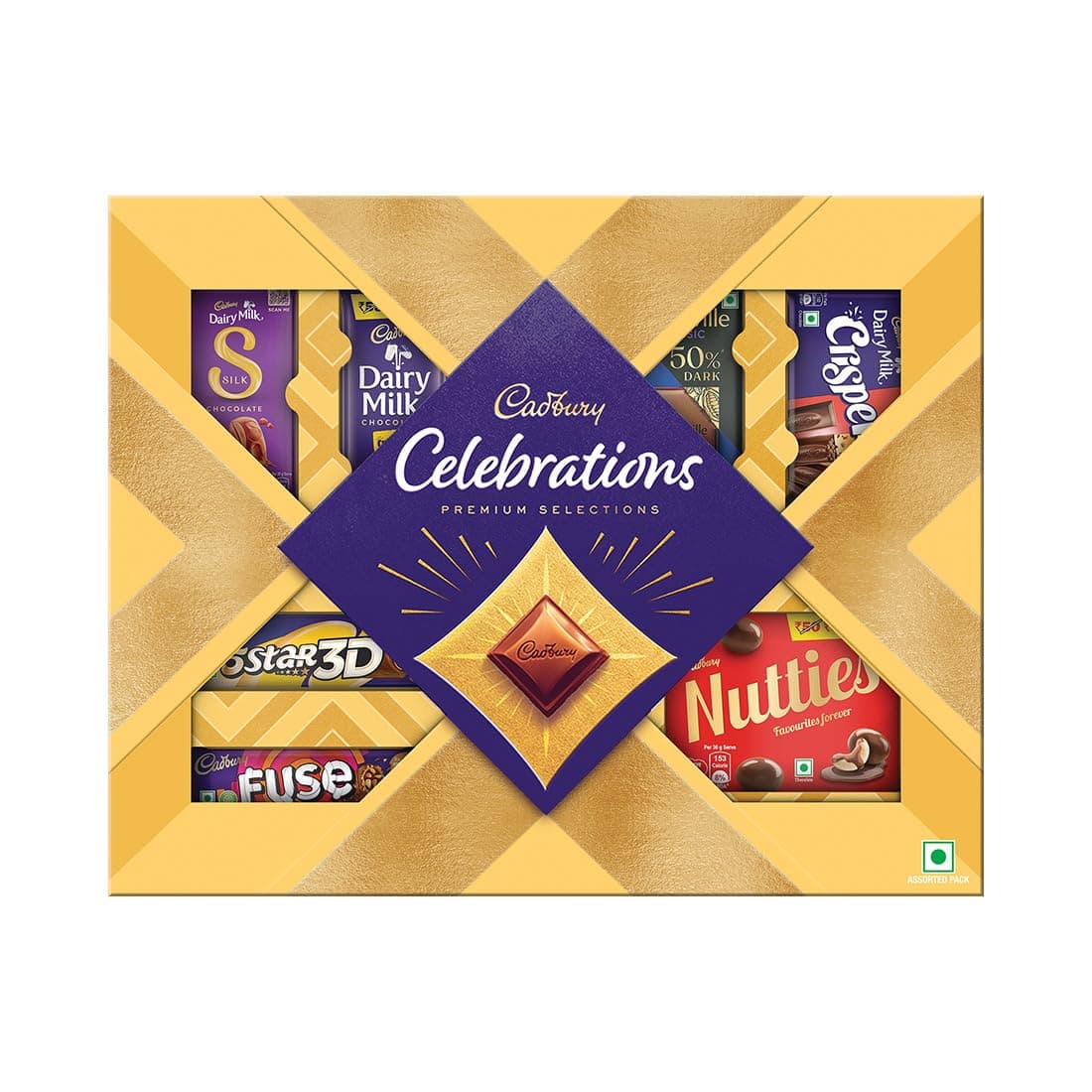 Cadbury Celebrations Premium Selections Assorted Chocolate Gift Pack, 232 g