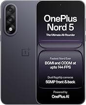 Nord 5 | Snapdragon 8s Gen 3 | Stable 144FPS Gaming | Dual 50MP Flagship Camera | Powered by OnePlus AI | 256GB 8GB | Phantom Grey