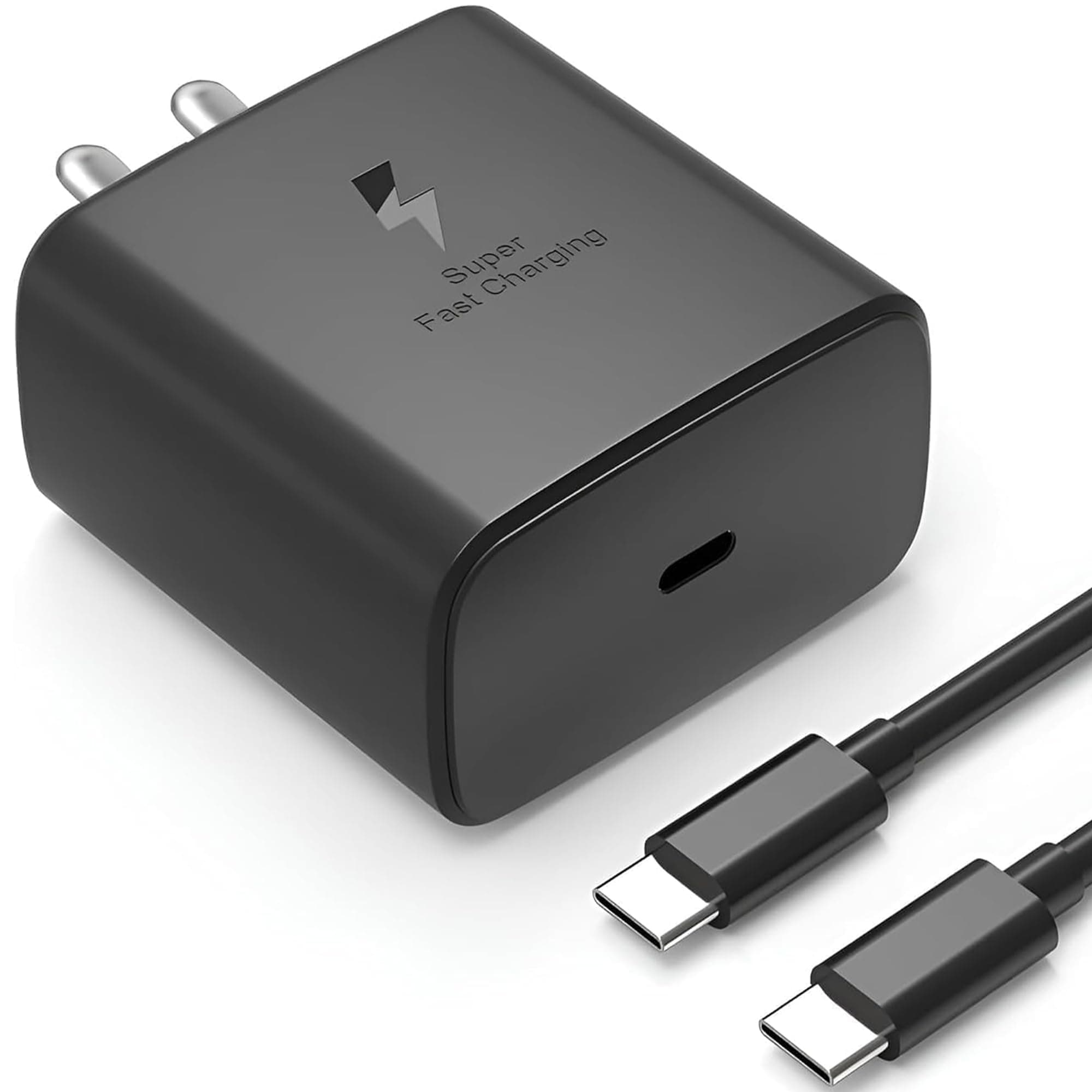 45W GaN Type- C Super Fast Charger Compatible with Samsung Galaxy S26/S25/S24/S23/S22/S21/S20(Ultra/Plus/Fe),A56/A55/A35/M56/M35/M16 (S,M,F,Z,A)...All Series & Other Devices
