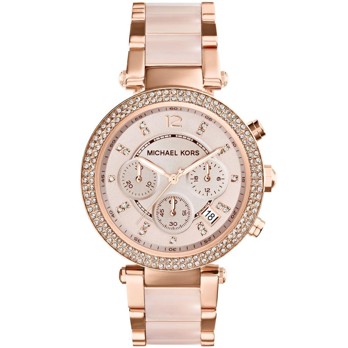Michael Kors Parker Rose Dial Women's Watch MK5896