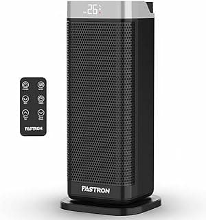 FASTRON 2000W PTC Space Heater for Indoor Use | Fast Heating Portable Electric Heater with Remote, 12H Timer, 70° Oscillation, Large Ceramic Room Heater for Bedroom, Office & Home Safety Protection