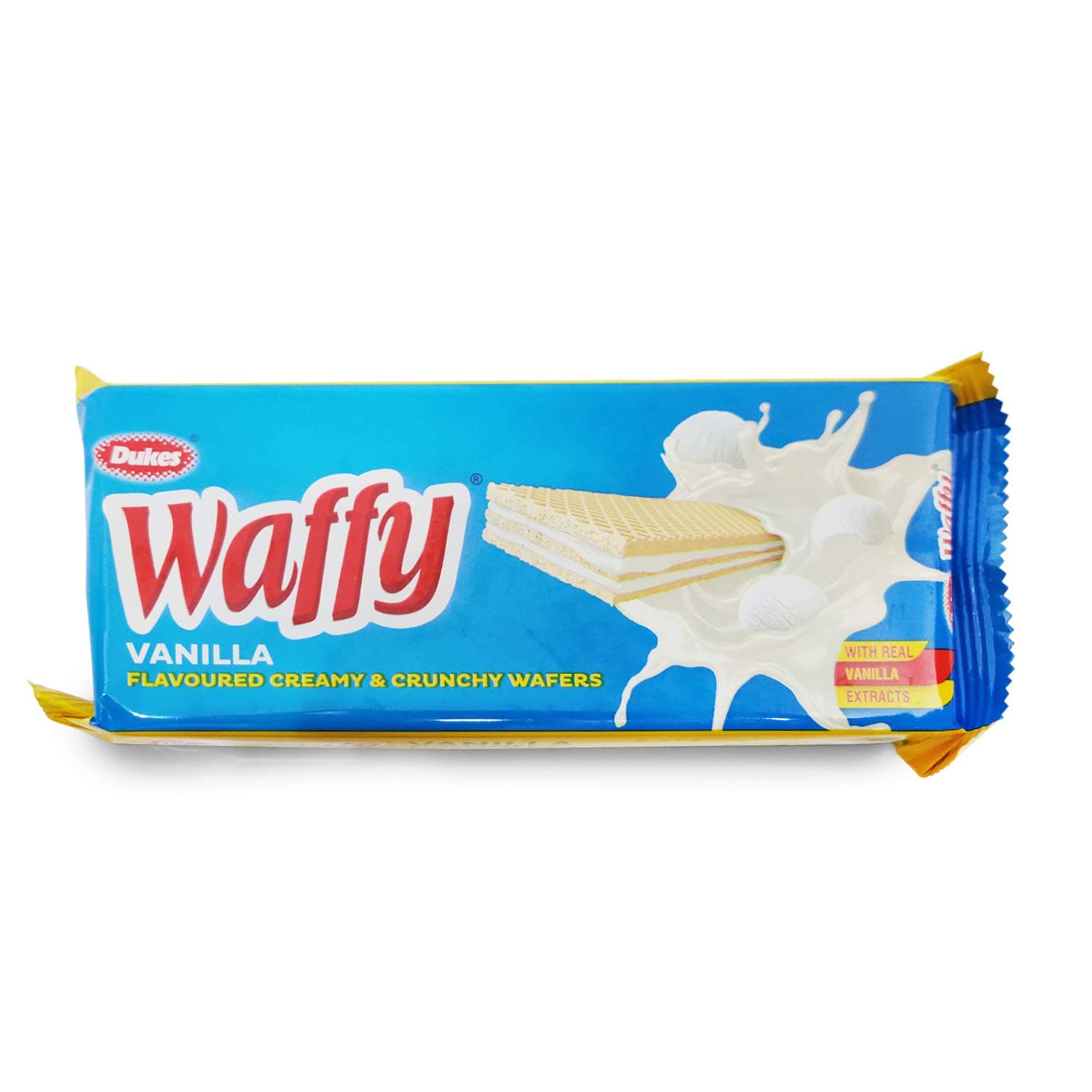 Dukes Waffy Wafer Biscuits - Vanilla, 75 Gram