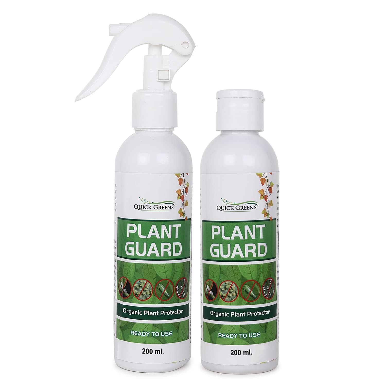 Quick Greens Plant Guard Natural Neem Oil Spray(400ml) | Ready to Use Organic Cold Pressed Natural Neem Oil Spray for Indoor and Outdoor Plants | Removes Mealybugs Fungus and Other Pests from plants