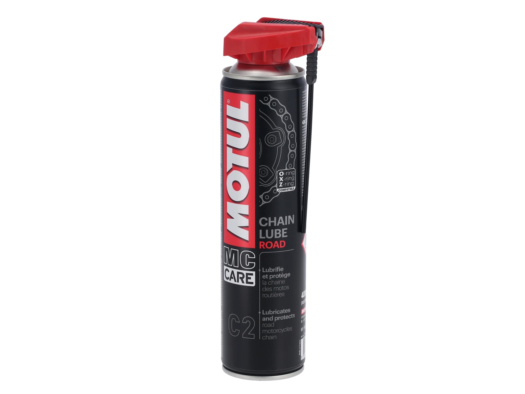Motul C2 Chain Lube 400ml for Bikes | Maximum Wear & Corrosion Protection | Smooth, Durable & Weather-Resistant Lubrication | Compatible with All Chain Types
