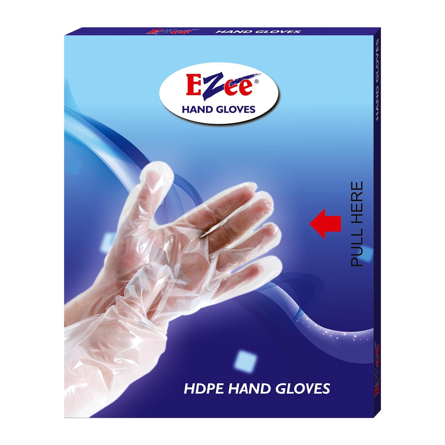 Ezee Multipurpose Disposable Hand Gloves Pack of 100 | Transparent & Disposable Gloves | Universal Size Gloves | For Gardening, Cleaning and Public Areas