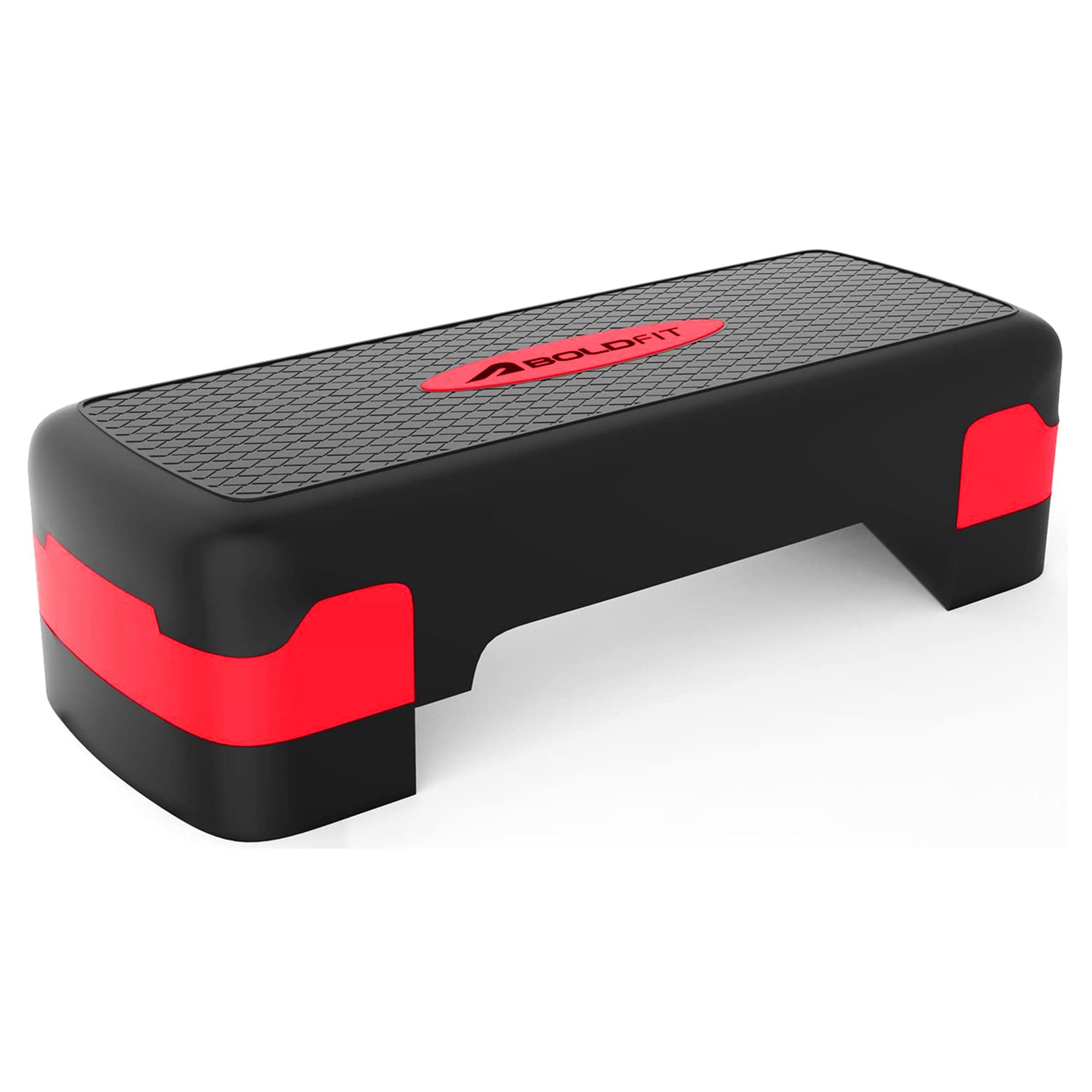 Boldfit Aerobic Stepper for Home Workout, Adjustable Height Fitness Step Platform for Cardio, HIIT & Strength Training, Non-Slip Durable Exercise Stepper for Weight Loss, Balance & Toning Exercises