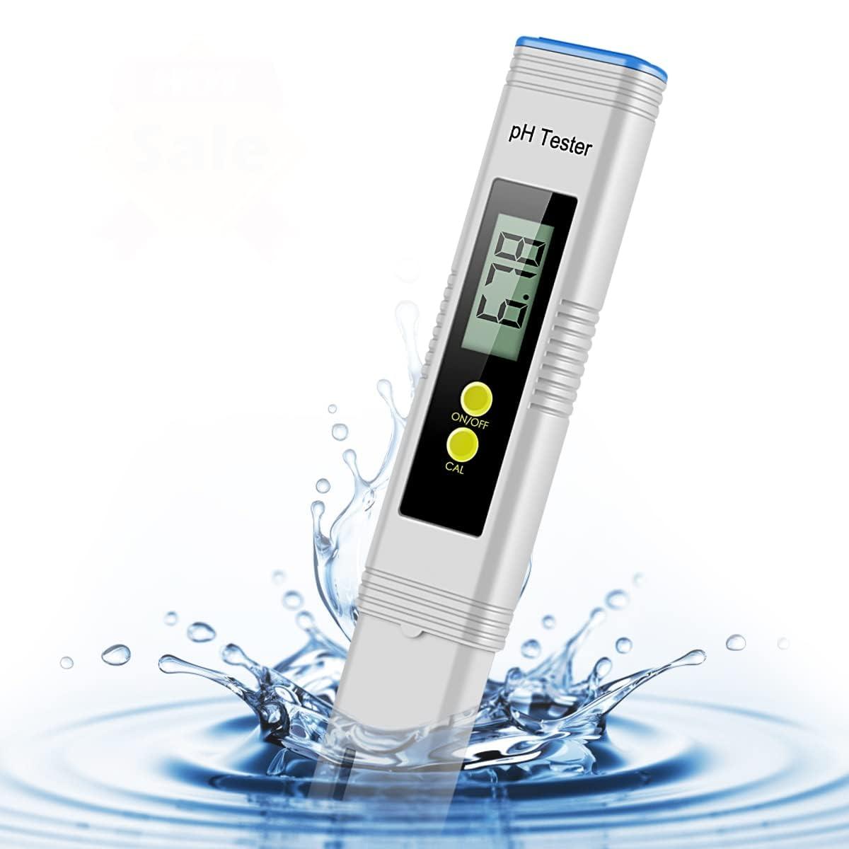 LABICO PH Meter 0.01 High Accuracy 0-14 PH Test Range Water Quality Tester with ATC | Easy to Use Swimming Pool Aquarium Food Plants Digital PH Meter for Water, Pool and Aquarium | Warranty-1 Year