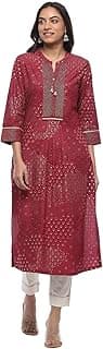 Rangriti Women's Rayon Straight Kurta