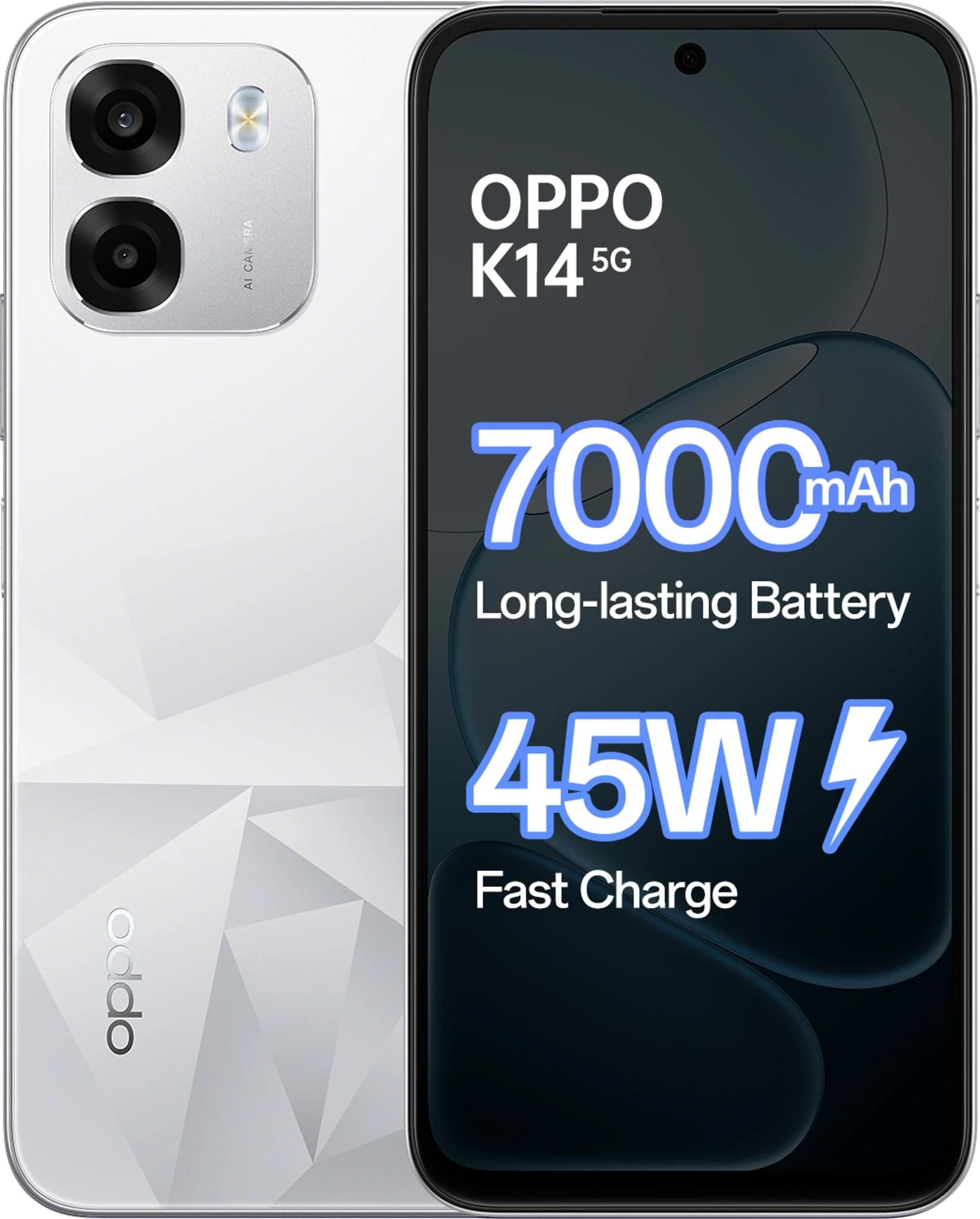 OPPO K14 G 6GB RAM 256GB Storage (Prism White)