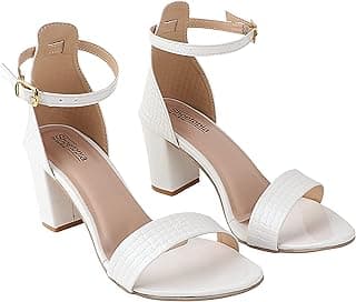 Shoetopia Womens/Girls Woven Design Block Heels Sandals