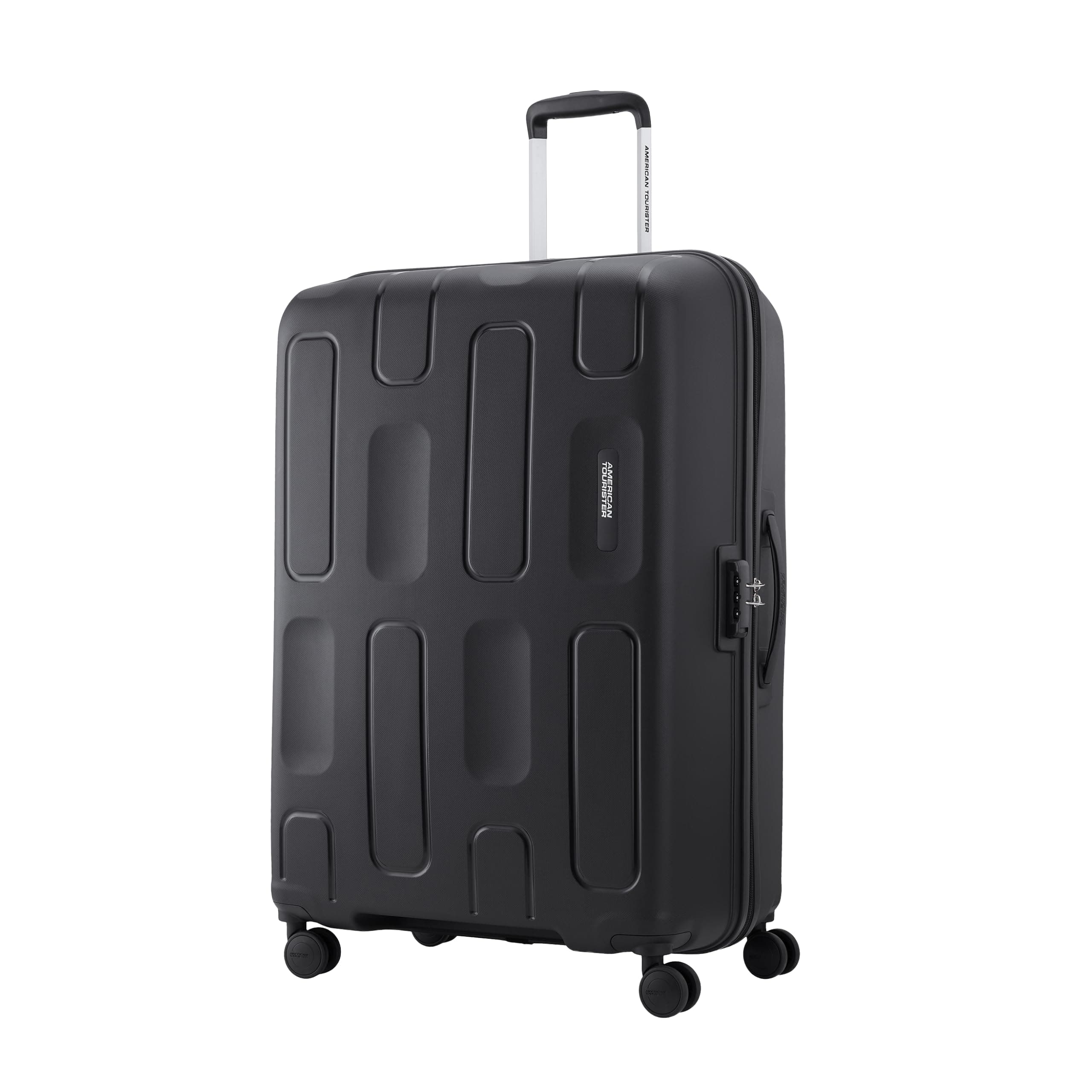 American Tourister Ivy 2.0|Large Size Check-in Spinner Trolley Bag (79 cm)|360° 8 Wheel Travel Luggage|Hard Case Polypropylene (PP) Suitcase|Combination Lock|Black