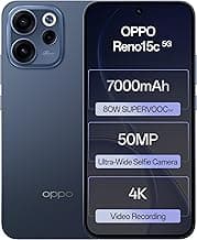OPPO Reno15c 5G (Twilight Blue, 8GB RAM, 256GB Storage) with No Cost EMI/Additional Exchange Offers