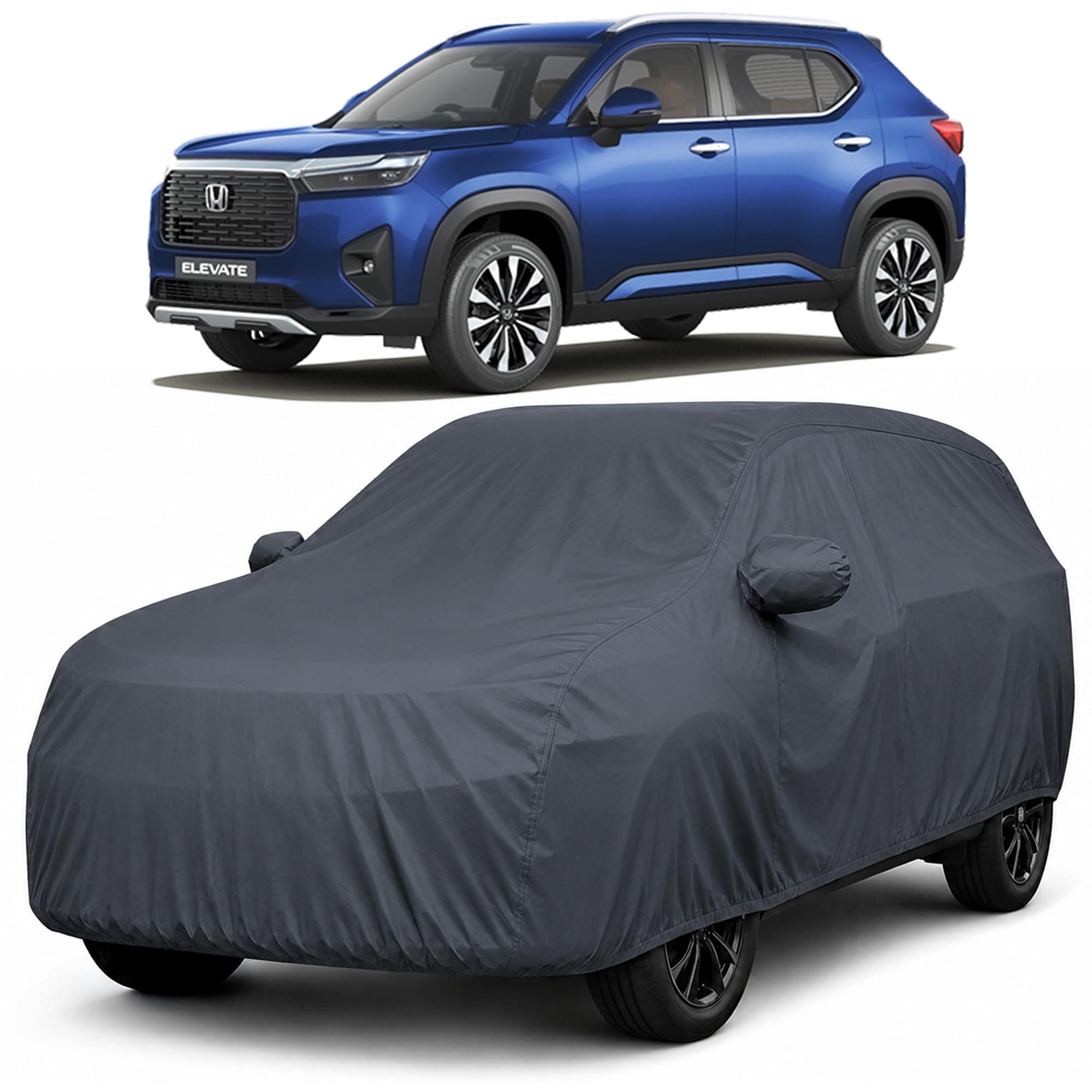 Autofact Premium Car Cover for Elevate | All Weather Waterproof Full Body Car Cover | Light-Weight Triple-Stitched Outdoor Shield with UV Protection, Dustproof & Heat-Resistant